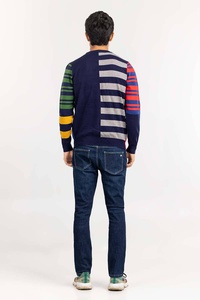 Suéteres de algodón para hombre, nuevos, de invierno, informales, con cuello redondo, de alta calidad, transpirables, de punto. - Product Image 5