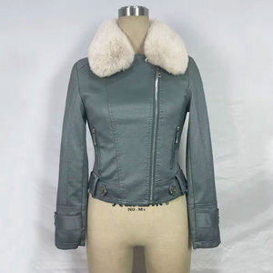 2026 Wholesale Women Leather Clothing Fashion <b>Lady's</b> PU Leather <b>Jacket</b> Winter Wear New Style <b>Ladies</b> Leather <b>Jacket</b> - Product Image 1