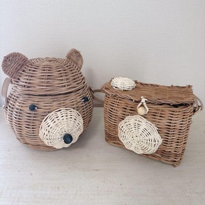 Bolsas de mimbre tejidas a mano para bebés, cestas de hombro de tamaño mini, cestas de regalo para niños, venta al por mayor. - Product Image 2