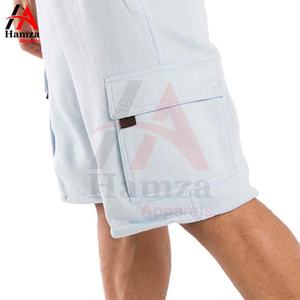 Pantalones Cortos de Felpa Cómodos y Holgados de Algodón Sólido para Hombre, de Calidad Premium, con Bolsillos, Estilo Casual para Fitness, con Cordón Ajustable, Hechos a Medida, Estilo Urbano - Product Image 6