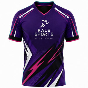 Maillot de football à manches courtes, coupe classique, respirant, haute qualité, 100% polyester, séchage rapide, design personnalisé OEM/ODM. - Product Image 3