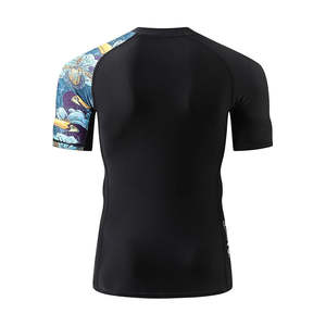 Rashguard personnalisé à manches courtes pour homme, uni, pour la pêche, Rashguards BJJ personnalisés, vêtements de sport pour adultes, T-shirts de gym à vendre, OEM - Product Image 5