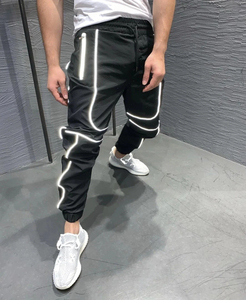 Nouveau Pantalon de Jogging Réfléchissant pour Homme 2026 – Séchage Rapide, Coupe-Vent Léger, Style Streetwear Hip Hop - Product Image 1