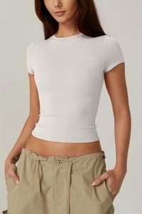 Service OEM, t-shirts personnalisés, t-shirts à col rond, t-shirts lavés, fabricants professionnels, t-shirts slim fit pour femmes, tendance. - Product Image 5