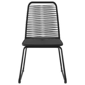 Juego de 6 Sillas de Jardín Negras para Comedor - Product Image 3