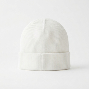 Bonnet d'hiver en acrylique de haute qualité, style décontracté, avec revers, tricoté, vente en gros OEM - Product Image 2