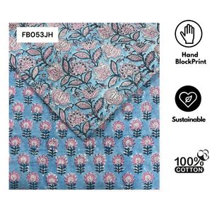 Textil Decorativo para el Hogar de Primera Calidad, 100% Algodón, Estampado a Mano, Suave, Sostenible, Hecho a Mano por Artesanos de Jaipur, para Mesa y Cama - Product Image 2