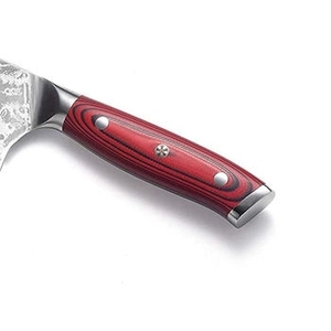 Hot Sale 8 Inch Professional <b>Kitchen</b> Cleaver <b>Knife</b> Damascus Steel With Stainless Steel Wood Handle Hot Sale Chef <b>Knife</b> - Product Image 4