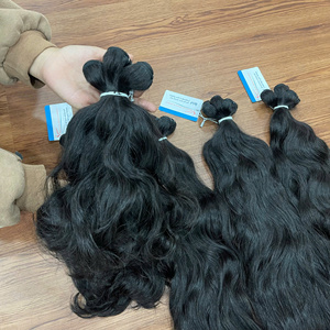 Cabello Humano Vietnamita Virgen, Ondulado Natural, Sin Procesar, Sin Caída, Sin Enredos, Gran Stock Disponible - Product Image 3