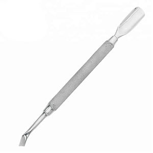 Removedor de Cutículas de Una Sola Punta y Empujador de Cutículas, Acero Alemán con Acabado Espejo, Herramienta Profesional Duradera para Manicura y Arte de Uñas - Product Image 3