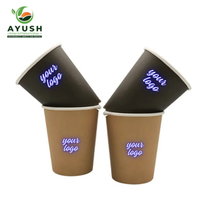 Vasos de Papel Desechables de Pared Simple de 8 oz con Logotipo Personalizado para Servicio Estándar de Té - Product Image 3