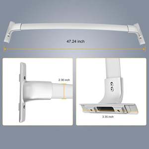 Barras Transversales de Aluminio para Techo de Auto LCB-609180, Portaequipajes Universal para Techo, Compatible con Modelos 2018 y Posteriores - Product Image 4