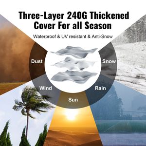 Tenda da Esterno Compatta 7x12x7.36 ft, Riparo Resistente per Tutte le Stagioni, Montaggio Istantaneo, Porta con Cerniera Scorrevole, Design Traspirante - Product Image 4