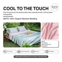 Parure de lit 3 pièces en viscose de bambou 100 % biologique beige, couleur unie, écologique, rafraîchissante – Fournisseur de premier plan