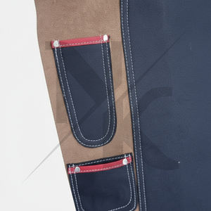 Tablier de ferrier professionnel de luxe moderne en cuir véritable de haute qualité, pour la forge et le sablage des sabots, avec outils de ferrier - Product Image 3