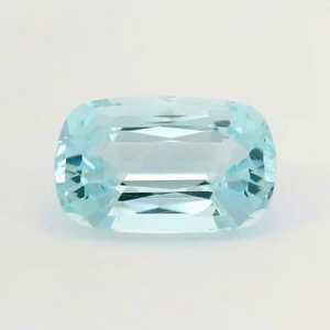 Piedra preciosa natural de aguamarina azul, corte octogonal, auténtica piedra brasileña para la elaboración de joyería fina, colección, regalo. - Product Image 1