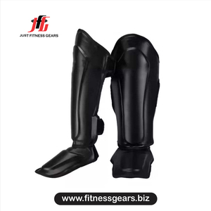 Espinilleras de Boxeo de PU, Equipo de Protección Unisex para Entrenamiento de Artes Marciales - Product Image 1