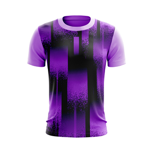 T-shirts pour hommes tendance, tricotés sur le devant, en tissu épais, à manches courtes, design minimaliste Normcore, couleurs modernes, motifs élégants - Product Image 1