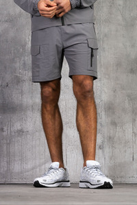Men's Custom Lightweight Hooded Windbreaker Set with <b>Hoodie</b> And Shorts Outdoor <b>Running</b> Sportswear Casual Two Piece Tracksuit Set - Product Image 5