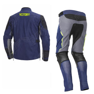 Combinaison de moto imperméable pour homme, veste et pantalon de moto pour aventures et voyages, équipement de protection pour motards - Product Image 3