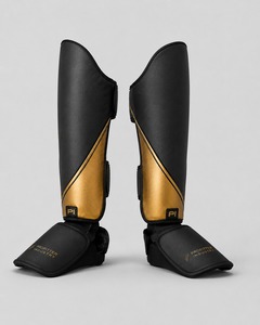 Espinilleras Personalizadas para Fútbol, Protección de Piernas de Cuero PU, Protección Integral, Diseño Ligero, Elasticidad Ajustable - Product Image 1