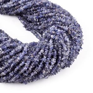 Cuentas de Iolita Natural en Bruto con Forma de Chip, Piedras Preciosas Sueltas de 3MM a 12MM, Cuentas de Piedra Rústica, Precio al por Mayor a Granel para Suministros de Fabricación de Joyas - Product Image 6