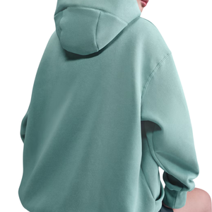Sweat à capuche oversize pour femmes grandes tailles, manches longues, uni, polaire, décontracté, logo personnalisé, automne-hiver, vente en gros, gratuit - Product Image 3