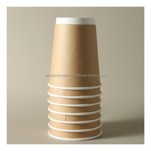 Gobelets en papier kraft à double paroi 8oz/9oz (250ml) – Gobelets jetables à paroi simple pour boissons chaudes – Impression personnalisée disponible - Product Image 1
