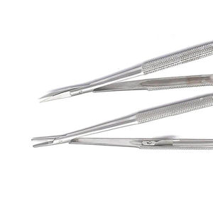 กรรไกรตัดเล็บสแตนเลสแบบมืออาชีพ ใบมีดโค้ง ปลายแหลม ด้ามจับเหล็ก รับทำโลโก้ สำหรับตัดหนังกำพร้าอย่างแม่นยำ - Product Image 3