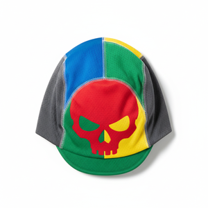 Gorro Deportivo de Alto Rendimiento con Múltiples Paneles y Diseño de Calavera - Product Image 1