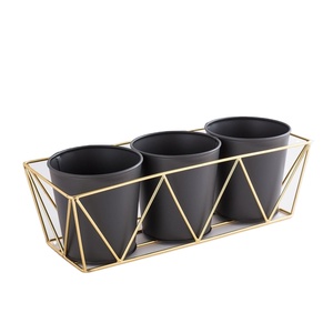 Best Selling Promotional High Quality Planter Metal Home Garden Decoration Flower Pots High Quality - Product Image 1