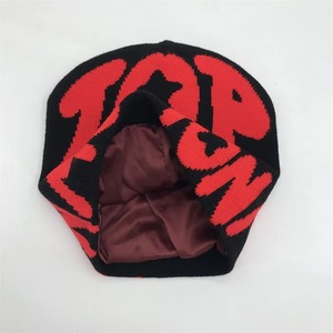 Bonnets en tricot personnalisés avec logo, chauds pour l'hiver, à revers, en acrylique doux, unisexes, pour hommes et femmes, accessoire de mode streetwear. - Product Image 3