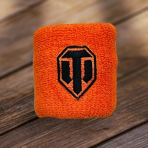 New Elastic Spandex Sweatband Breathable Lightweight Cotton Terry Embroidered Logo Flexible Bulk Colorful Gym Fitness <b>Sport</b> - Product Image 4