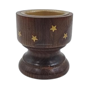 Artisan Eco-Friendly Wooden <b>Incense</b> Burner Handmade Decorative <b>Cone</b> <b>Incense</b> Holder Natural Wood Home Decoration Accessory - Product Image 1