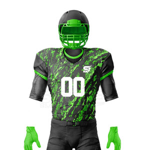 Uniforme de Fútbol Americano de Poliéster de Alta Calidad, Elegante y Personalizable, Paneles de Malla Transpirable, Ecológico y Cómodo para Hombre - Product Image 4