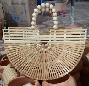 Sacs à main écologiques les plus vendus au Vietnam en jonc de mer et rotin, paniers à fruits et sacs de rangement en bambou tendance - Product Image 1