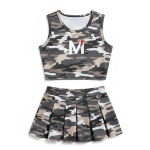 Uniforme Deportivo de Alta Calidad para Animadoras, Tejido Transpirable, para Alto Rendimiento, Personalizado por Sublimación - Product Image 1