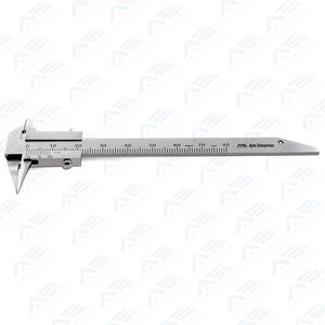 Jauge Boley en acier inoxydable à précision micro-métrique réglable par bouton manuel, instrument dentaire - Product Image 4