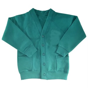 University Customised Unisex Autumn Winter Long Sleeve Solid V-neck <b>Cardigan</b> <b>Sweater</b> Knitted Appliques Embroidery Button - Product Image 5