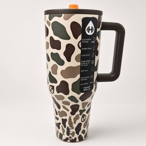 Gobelet isotherme pour voiture de grande capacité (32 oz et 40 oz) avec poignée, couvercle hermétique anti-fuite, tasse isolée sous vide - Product Image 5