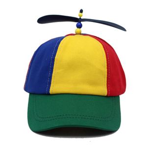 Gorra de béisbol transfronteriza 100% algodón con diseño de libélula y arcoíris, con hélice a juego, parte superior suave, 6 paneles, acabado satinado, para todas las estaciones, para adulto. - Product Image 2