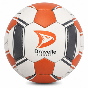 Ballon de football personnalisé cousu à la main |   Ballon de football en cuir PU premium, 32 panneaux, taille 5 |   Entraînement professionnel pour matchs de club, vente en gros - Product Image 1