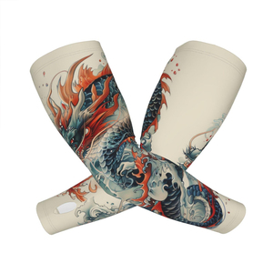 New Style Custom Logo Design Sport <b>Arm</b> <b>Sleeves</b> Adjustable <b>Compression</b> UV Sun Protection Breathable Eco-Friendly <b>Arm</b> <b>Sleeves</b> - Product Image 1