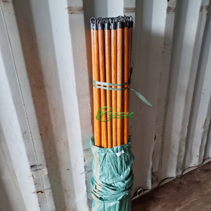 Manufacturer's Wholesale 120cm PVC <b>Mop</b> Stick Broom Grain Wooden Plastic Dustpans Making Machine 2-in-1 Ergonomic coffee color - Product Image 6