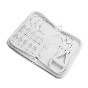 Juego de Herramientas Profesionales para Extensiones de Cabello con Pinzas Mate de Calidad Premium, Anillos Micro Nano y Kit de Agujas para Maquillaje - Product Image 2