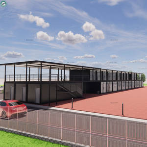 Centro Comercial Modular <span class=keywords><strong>de</strong></span> 2 Pisos, Edificio Prefabricado Tipo Contenedor, <span class=keywords><strong>Plaza</strong></span> Comercial con Área <span class=keywords><strong>de</strong></span> Oficinas - Product Image 3