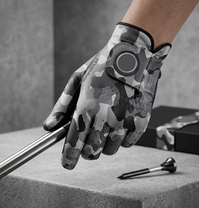 Gants de golf personnalisés de la série Champion, fabriqués avec une paume en cuir de qualité supérieure, services OEM/ODM pour marques personnalisées. - Product Image 1