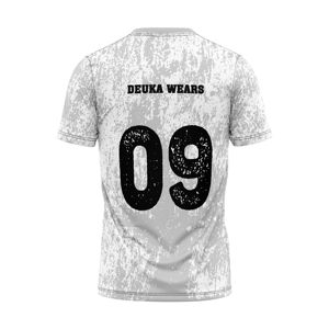 เสื้อบาสเก็ตบอลแขนสั้นสีไล่ระดับแบบกำหนดเอง ผ้าโพลีเอสเตอร์ 100% แห้งเร็ว ลายซับลิเมชั่นแบบเฟด ดีไซน์เสื้อวอร์มอัพ รับผลิตแบบ OEM จำนวนมาก - Product Image 2