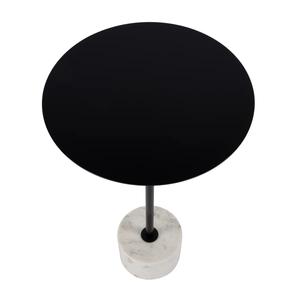 Mesa de Centro Minimalista con Superficie Redonda Flotante, Base Precisamente Equilibrada y Acento Moderno y Elegante para Espacios Habitables - Product Image 2