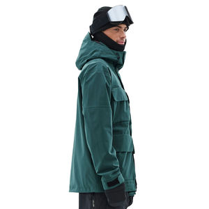 Chaqueta de Esquí Profesional Impermeable para Hombre, Cortavientos, Abrigo de Snowboard para Invierno, Cálida, Térmica, con Capucha, Multibolsillos, Ropa Deportiva para Exteriores - Product Image 4